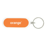 Printed Keyrings - Oval Acrylic Keychain