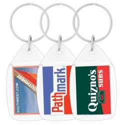 Printed Keyrings - Tear Drop Acrylic Keychain