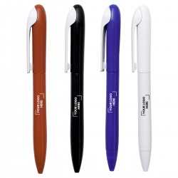 Plastic Promotional Pens  - Brilliant Clip Plastic Pen