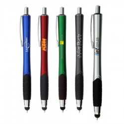 Plastic Promotional Pens  - Seminole Stylus Plastic Pen