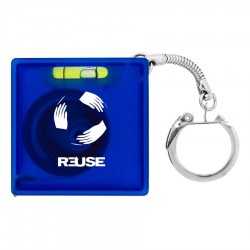 Printed Tape Measures  - Tape Measure with Level Key Chain