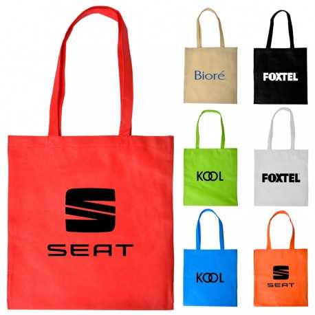 Non Woven Tote Bags  - Shopping Tote Bag with V Gusset