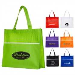Non Woven Tote Bags  - Shopping Tote Bag with Waves