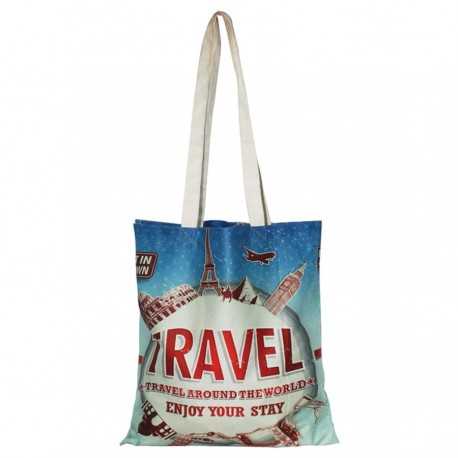 Full Colour Tote Bags  - Full-Colour Cotton Tote Bag