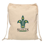 Cotton &amp; Calico Tote Bags - Calico Drawstring Bag