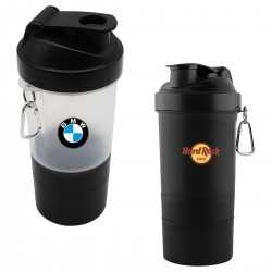 Protein Shakers  - 3 in 1 400ml Shaker Cup