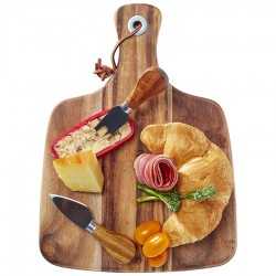 Cheese Sets  - Acacia Cheeseboard & Knife Set