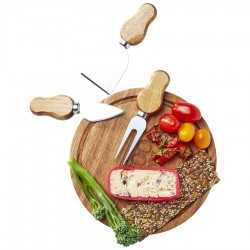 Cheese Sets  - Cawdor Mini Cheese Board & Knife Set