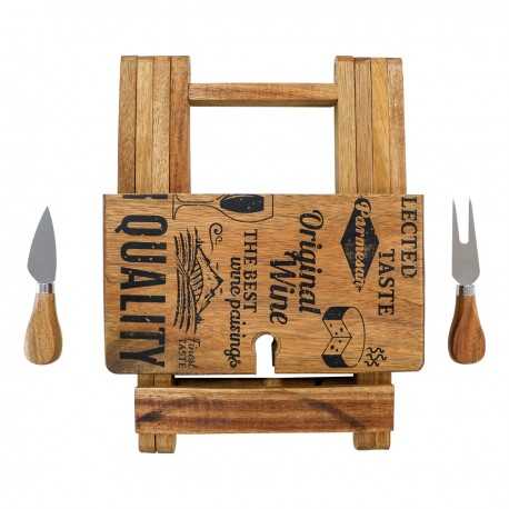 Cheese Sets  - Glenrothes Foldable Cheese & Wine Board