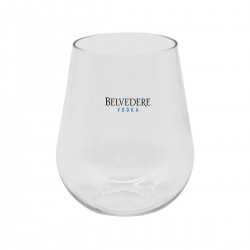 Printed Glasses & Tumblers  - Stemless Shatterproof White Wine Glass