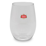 Printed Glasses &amp; Tumblers - Stemless Shatterproof Red Wine Glass