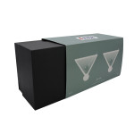 Printed Glasses &amp; Tumblers - Aura Iridescent Martini Glasses