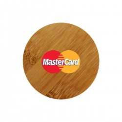 Bottle Openers  - Round Bamboo Bottle Opener