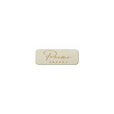 Name & Pin Badges  - Complete Magnetic Wooden Badge