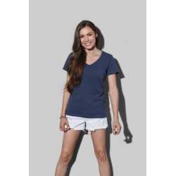 Ladies Promotional T Shirts  - Stedman Womens Classic T-Shirt V-neck