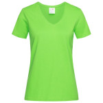 branded Stedman Womens Classic T-Shirt V-neck, from our range of promotional Ladies Promotional T Shirts
