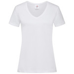 branded Stedman Womens Classic T-Shirt V-neck, from our range of promotional Ladies Promotional T Shirts