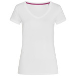 branded Stedman Womens Megan V-neck T-Shirt, from our range of promotional Ladies Promotional T Shirts