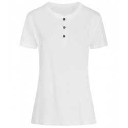 Ladies Promotional T Shirts  - Stedman Womens Sharon Henley T-shirt