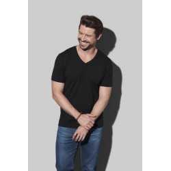 Men's Promotional T Shirts  - Stedman Mens Dean Deep V-neck T-Shirt