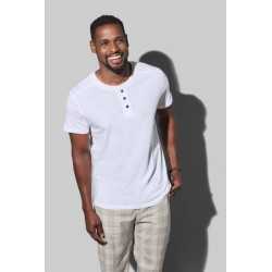 Men's Promotional T Shirts  - Stedman Mens Shawn Henley T-shirt
