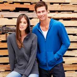 Hoodies  - Next Level Unisex Sueded Zip Hoodie