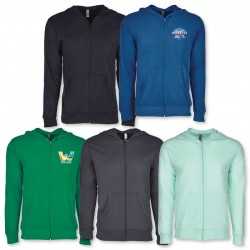 Hoodies  - Next Level Unisex Sueded Zip Hoodie