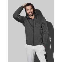 Hoodies  - Stedman Mens Recycled Scuba Hoodie Jacket
