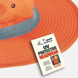 Wide Brim Hats  - Hi Vis Reflector Safety Brim Hat