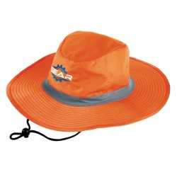 Wide Brim Hats  - Hi Vis Reflector Safety Brim Hat