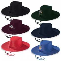 Wide Brim Hats  - Poly Viscose Slouch Brim Hat