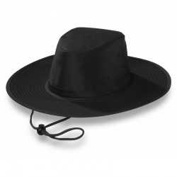 Wide Brim Hats  - Poly Viscose Slouch Brim Hat
