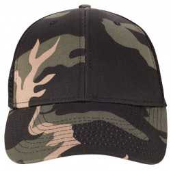 Caps  - Black Camo Trucker Cap