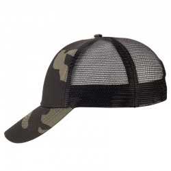 Caps  - Black Camo Trucker Cap
