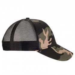 Caps  - Black Camo Trucker Cap