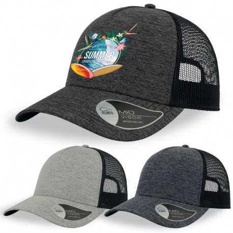 Caps  - Atlantis Rapper Melange Trucker Cap