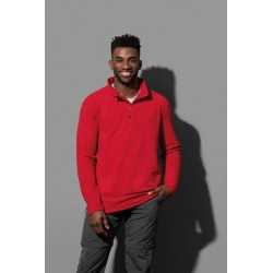 Fleece Tops  - Stedman Mens Active Fleece Half-Zip