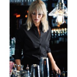 Ladies Corporate Shirts  - James Harvest Green Bow 01 Womens Shirt