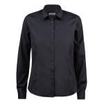 Ladies Corporate Shirts - James Harvest Green Bow 01 Womens Shirt
