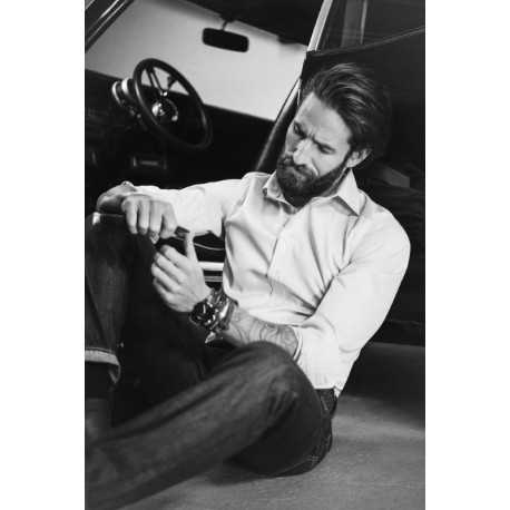 Men's Corporate Shirts  - James Harvest Green Bow 01 Mens Shirt