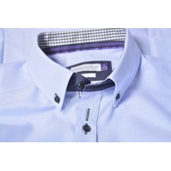 Men's Corporate Shirts  - James Harvest Purple Bow 40 Mens Shirt