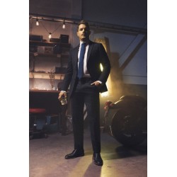 Men's Corporate Shirts  - James Harvest Black Bow 60 Mens Shirt