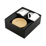 Coffee Mugs - Carmel Vee Mug &amp; Saucer Set