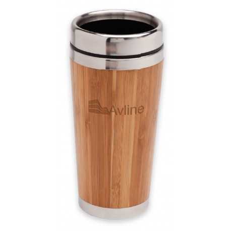 Travel Mugs  - Bamboo 450ml Travel Mug