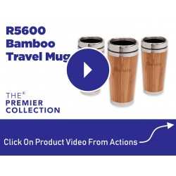 Travel Mugs  - Bamboo 450ml Travel Mug