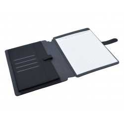 Non Leather Compendiums  - Impact A4 Portfolio, Black/Charcoal
