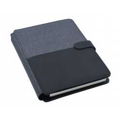 Non Leather Compendiums  - Impact A5 Portfolio, Black/Charcoal