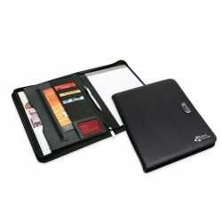 Non Leather Zip Compendiums  - Meridian A4 Zip Portfolio