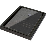 Journals &amp; Note Pads - Ottawa A5 Notebook, Black/Grey