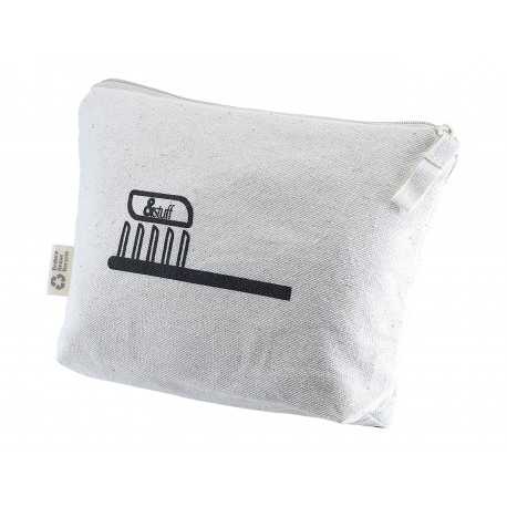 Toiletry Bags  - Calico Toiletry/Makeup Bag 14.5cmx22.5cm
